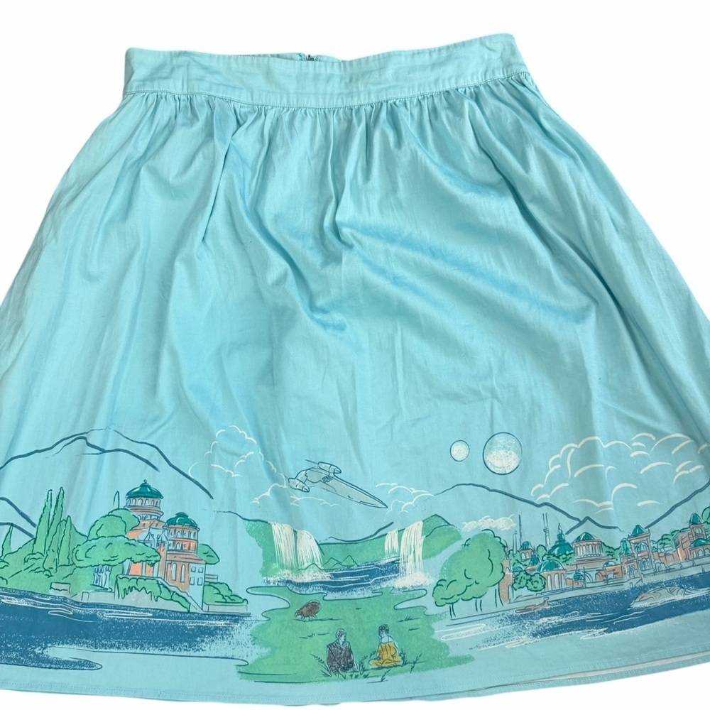 Her Universe Star Wars Naboo Landscape Woven Circle Skirt - Picture 5 of 7